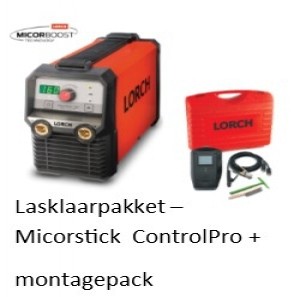 Lasklaarpakket Micorstick 180 controlpro + montagepack